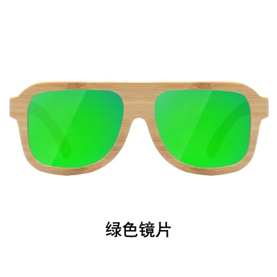 Nuovi occhiali da sole in legno di bambù personalizzati unisex fatti a mano